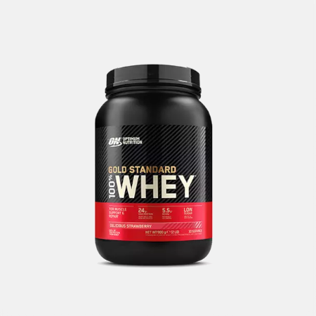 ON 100% Whey Gold Standard Delicious Strawberry – 900 g – Optimum Nutrition
