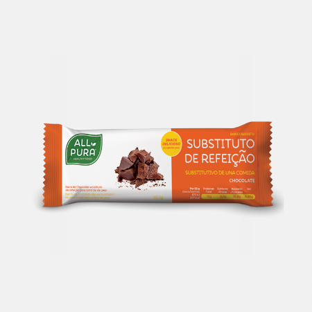 Barra Substituta de Refeição Chocolate – 55g – All Pura