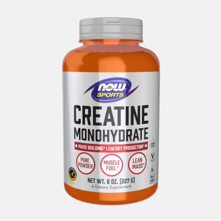Creatine Monohydrate Powder – 227g – Now