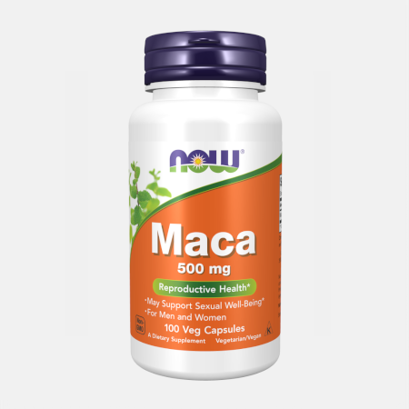 Maca 500 mg – 100 cápsulas – Now