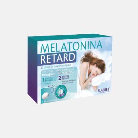 Melatonina Retard – 30 comprimidos – Eladiet