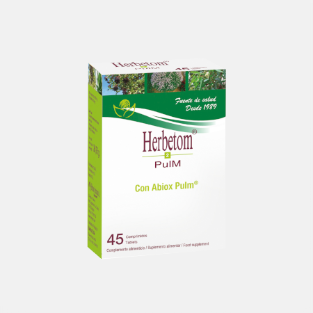 Herbetom 2 Pulm com Abiox – 45 comprimidos – Bioserum