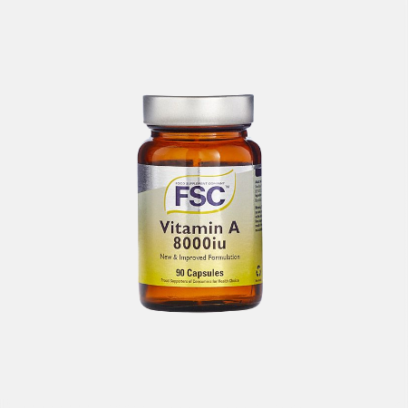 Vitamina A 8000 UI – 90 cápsulas – FSC