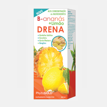 B-Ananás + Limão Drena – 500 mL – PhytoGold