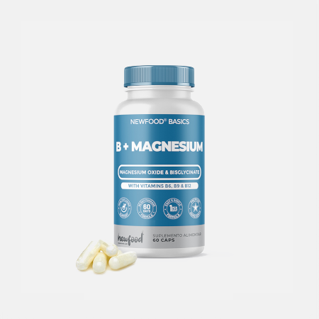 B + Magnesium – 60 cápsulas – NewFood
