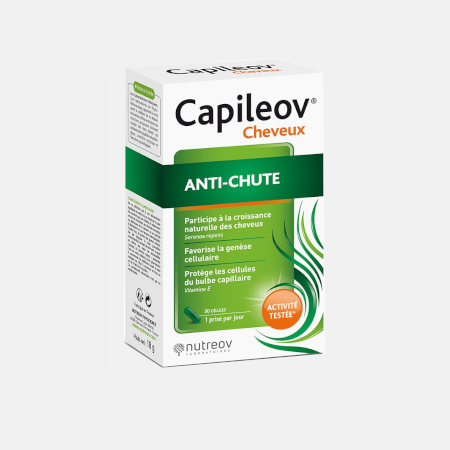 Capileov Anti-queda – 30 cápsulas – Nutreov