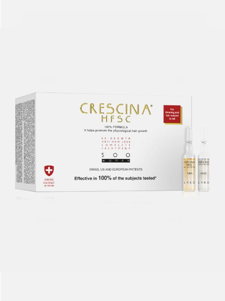 Crescina HFSC Transdermic Complete Treatment 500 Woman - 10+10 vials