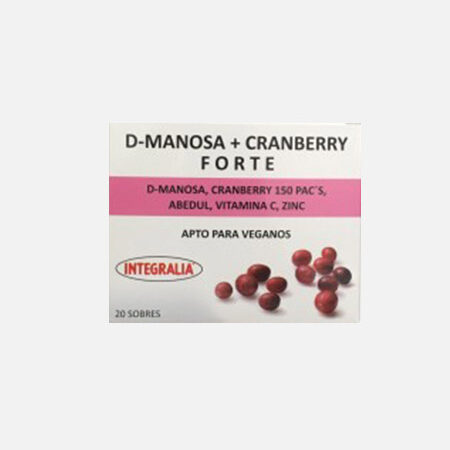 D-Manose + Cranberry Forte 20 Saquetas – Integralia
