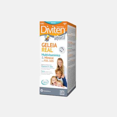 Diviten Infantil Geleia Real Xarope – 300 mL – Farmodiética