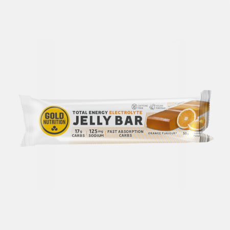 Jelly Bar Laranja – 30 g – Gold Nutrition