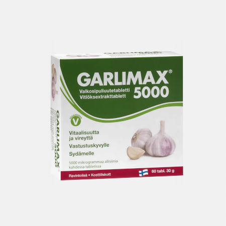 Garlimax 5000 – 60 comprimidos – Natural e Eficaz
