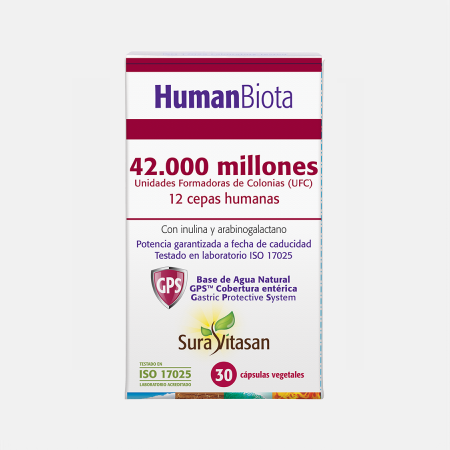 Human Biota – 30 cápsulas – Sura Vitasan