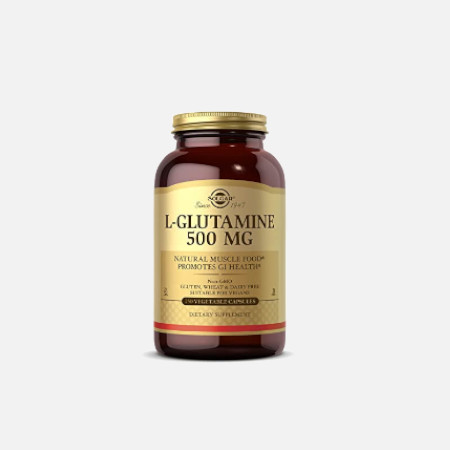 L-Glutamina 500mg - 250 Cápsulas - Solgar