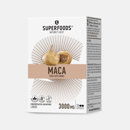 Maca – 50 cápsulas – Superfoods