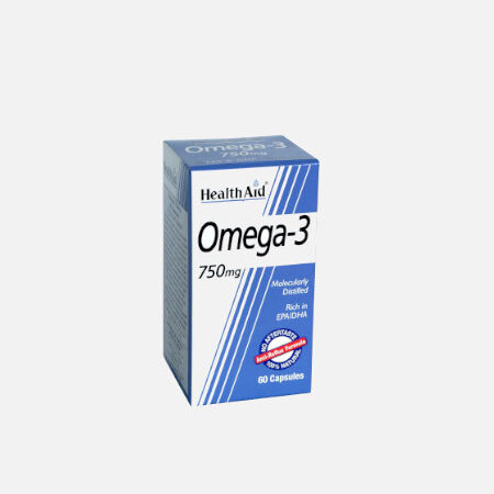 Omega 3 750mg – 60 cápsulas – HealthAid
