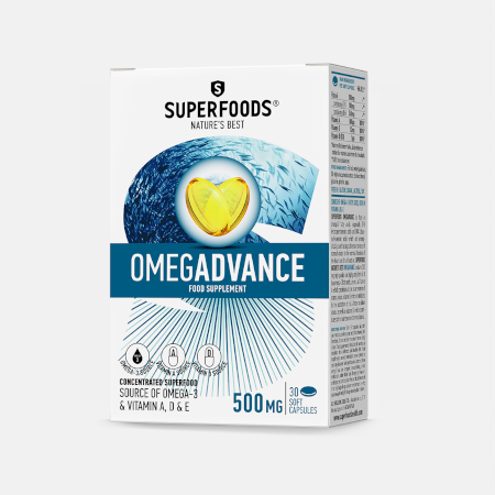 Omegadvance – 30 cápsulas – Superfoods