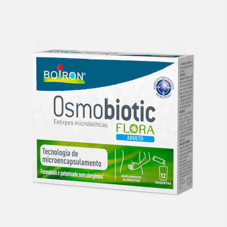 Osmobiotic Flora Adulto – 12 saquetas – Boiron