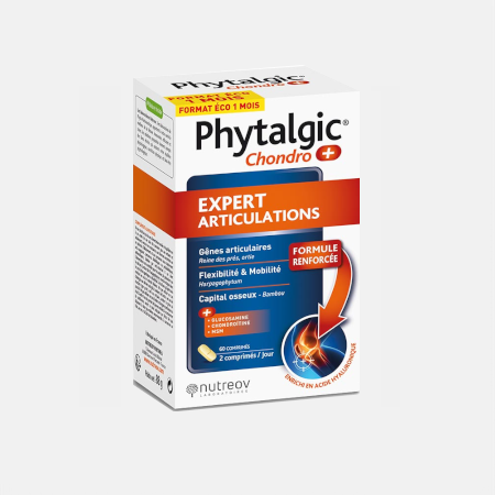 Phytalgic Chondro + Articulações – 60 comprimidos – Nutreov