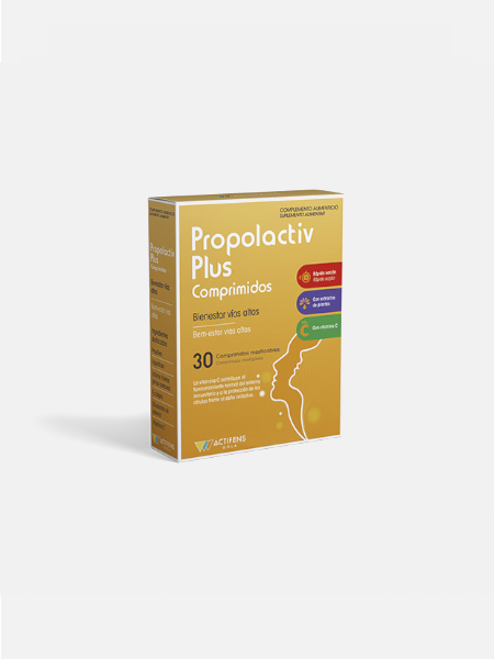 Propolactiv Plus - 30 comprimidos mastigáveis - Herbora