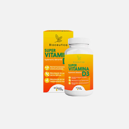 Super Vitamina D3 – 60 Cápsulas – Bioceutica