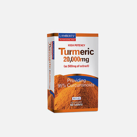 Turmeric 20000 mg – 60 comprimidos – Lamberts