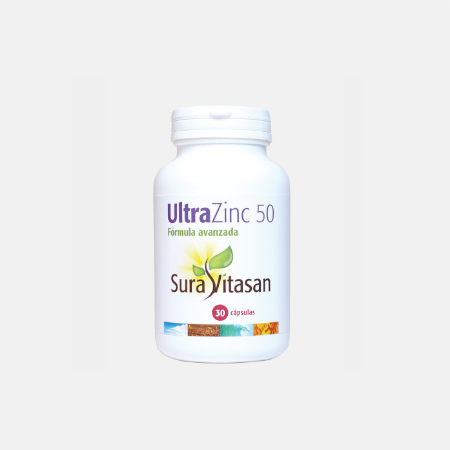 Ultra Zinco 50 mg – 30 cápsulas – Sura Vitasan