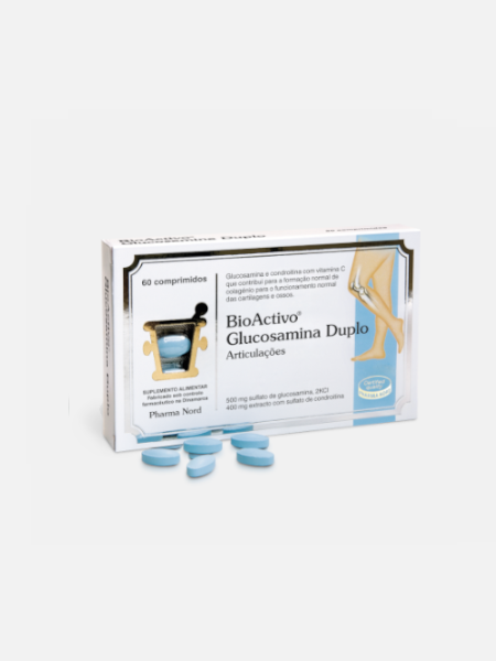 BioActivo Glucosamina Duplo - 60 comprimidos - Pharma Nord
