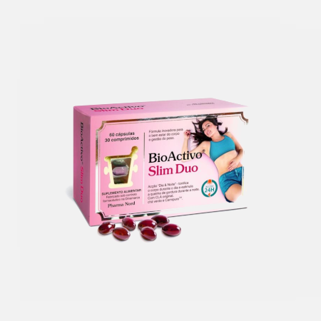 BioActivo Slim Duo – 60 cápsulas + 30 comprimidos – Pharma N