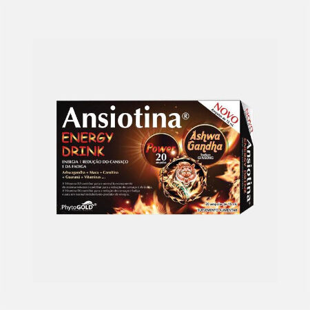 Ansiotina Energy Drink – 20 Ampolas – Phytogold