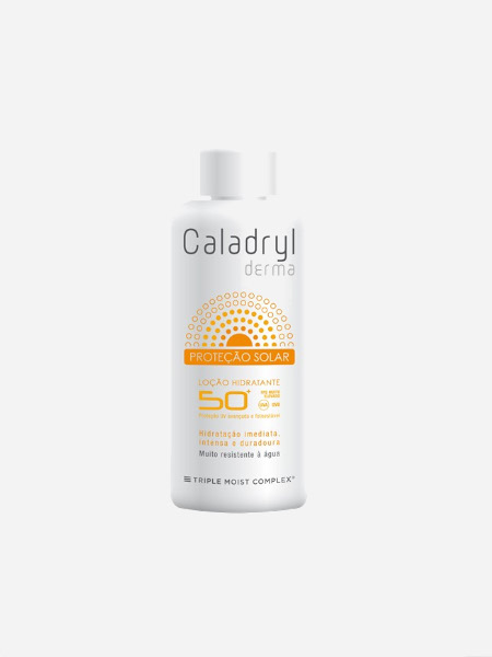 Caladryl Derma proteção solar loção hidratante FPS50+ - 200