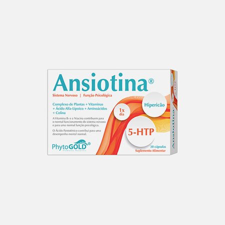 Ansiotina Capsulas – 30 capsulas – PhytoGold
