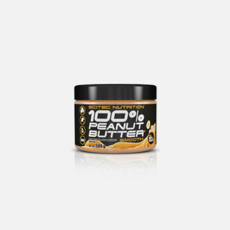 100% Peanut Butter Macio – 500g- Scitec Nutrition