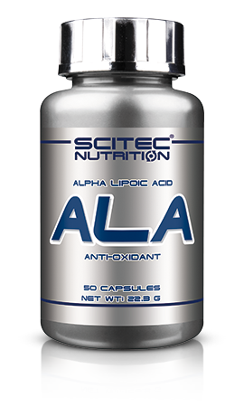 ALA Ácido alfa-lipóico – 50 cápsulas – Scitec Nutrition