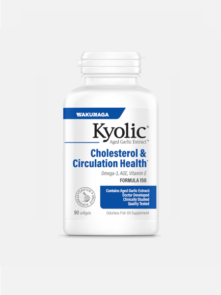 Cholesterol & Circulation Health - 90 cápsulas - Kyolic