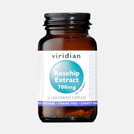 Rosehip Extract 700mg – 30 cápsulas – Viridian