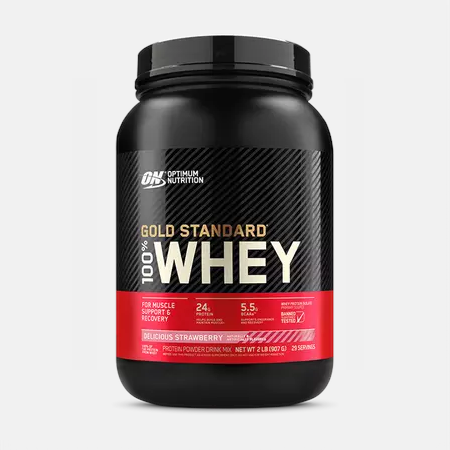 ON 100% Whey Gold Standard Morango – 2,27 kg – Optimum Nutrition