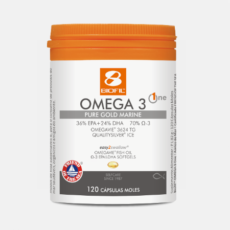 Omega 3 ONE Omegavie 36/24 – 120 cápsulas – BioFil