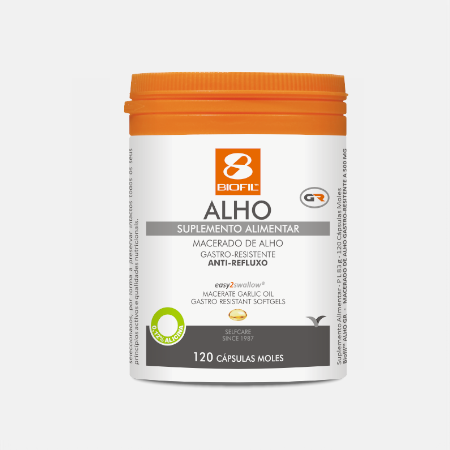 Alho Anti-Refluxo – 120 cápsulas – Biofil