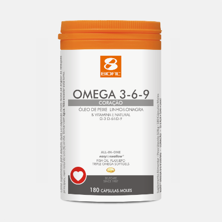 Omega 3-6-9 500 – 180 cápsulas – Biofil