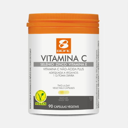 Vitamina C Não-Ácida Plus – 90 cápsulas – BioFil