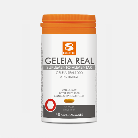 Geleia Real 1000 – 40 cápsulas – Biofil