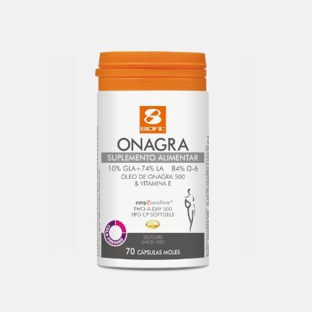Óleo Onagra 500 – 70 cápsulas – Biofil