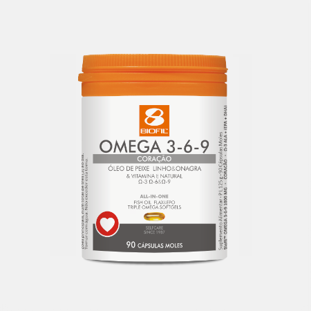 Omega 3-6-9 1000 – 90 cápsulas – Biofil