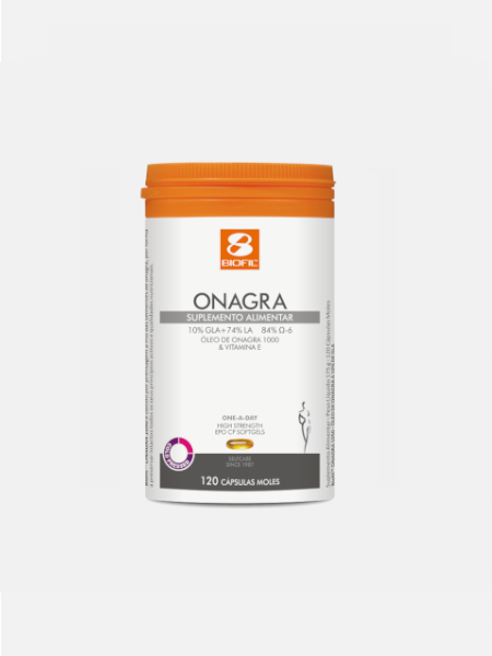 Óleo Onagra 1000 - 120 cápsulas - Biofil