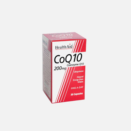CoQ10 200mg – 30 cápsulas – HealthAid