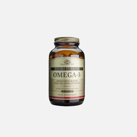 Omega-3 Double Strenght - 120 Cápsulas - Solgar