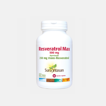 Resveratrol Max – 60 cápsulas – Sura Vitasan