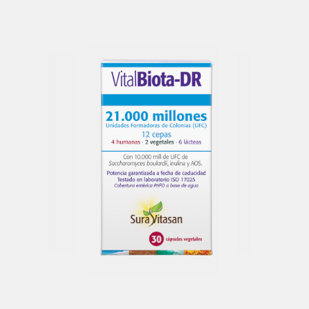 Vital Biota-DR – 30 cápsulas – Sura Vitasan
