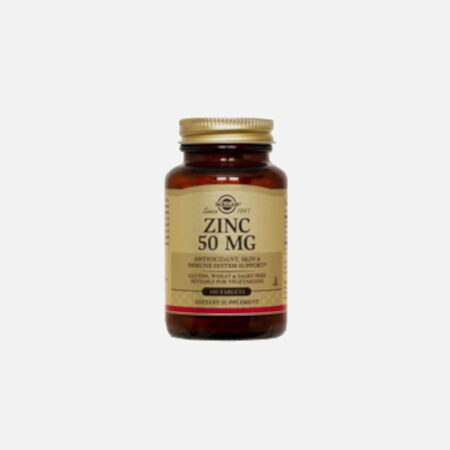 Zinco gluconato – 100 comprimidos – Solgar