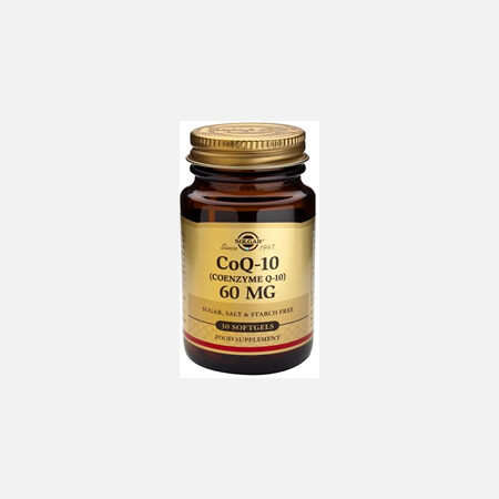 Coenzyme Q10 60mg – 30 cápsulas  – Solgar